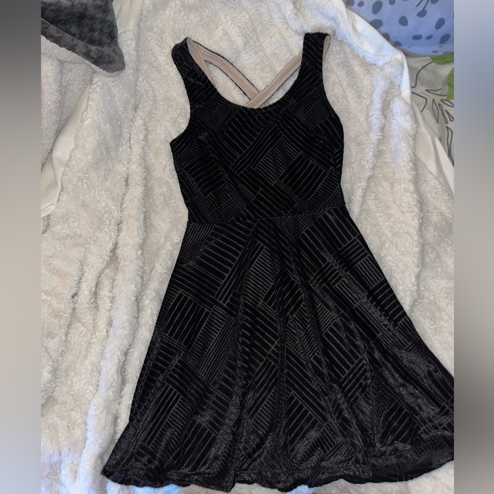 Candie’s Black Mini Flow Dress